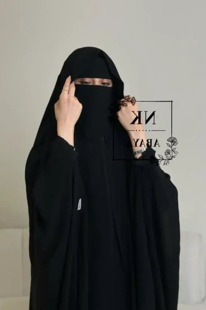 خمار مفتوح قماش نجوم الليل