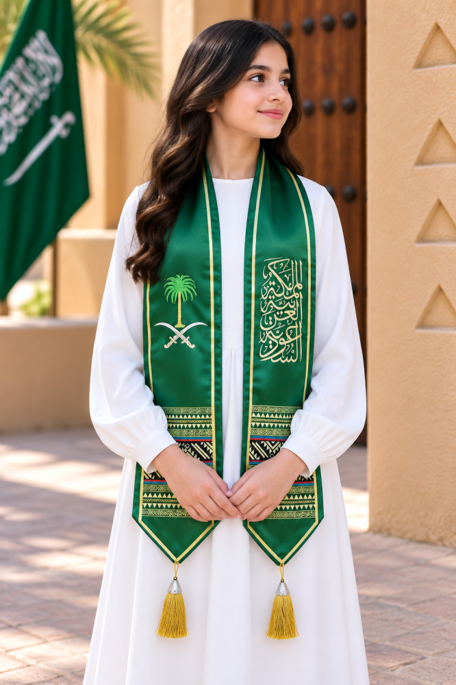 وشاح اليوم الوطني السعودي 96