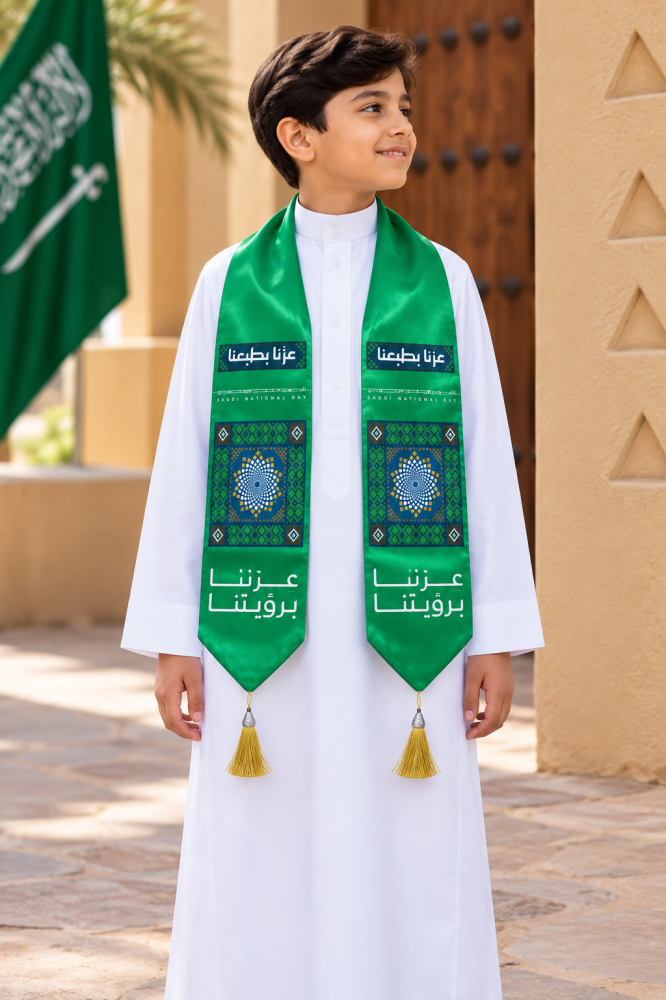 وشاح اليوم الوطني السعودي 96