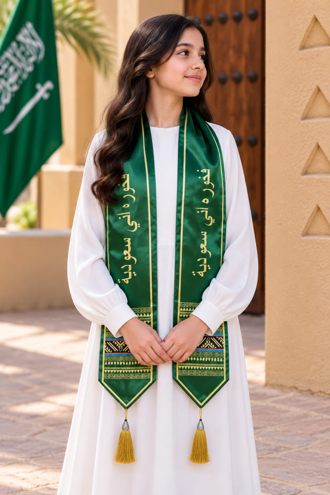 وشاح اليوم الوطني السعودي 96