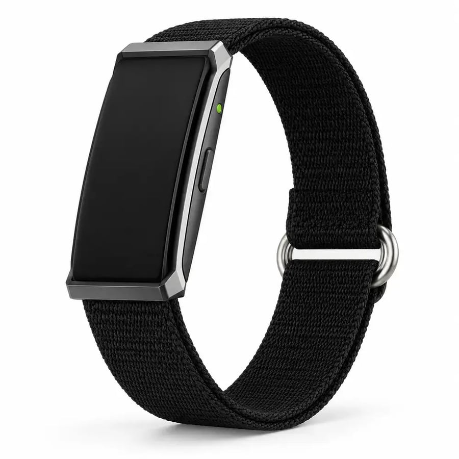 فون بلانت - سوار QWatch Pro ذكي لمراقبة نبض القلب والأكسجين والنوم