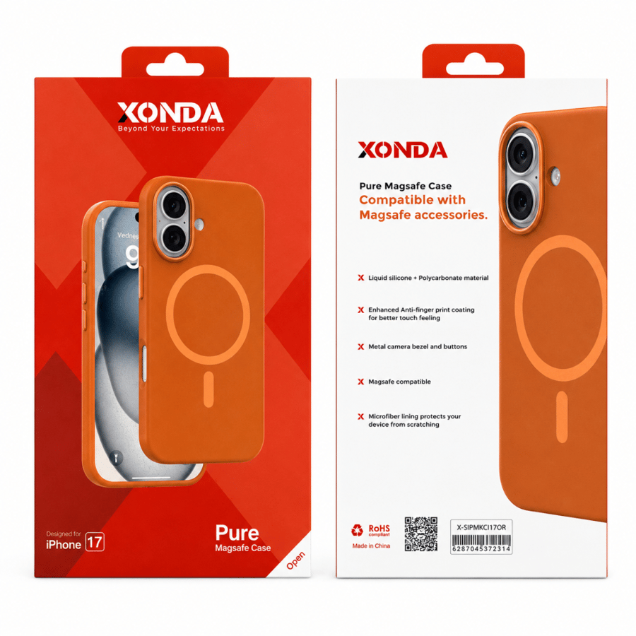 كفر XONDA Pure MagSafe للايفون 16 Pro و16 Pro Max وسلسلة iPhone 17