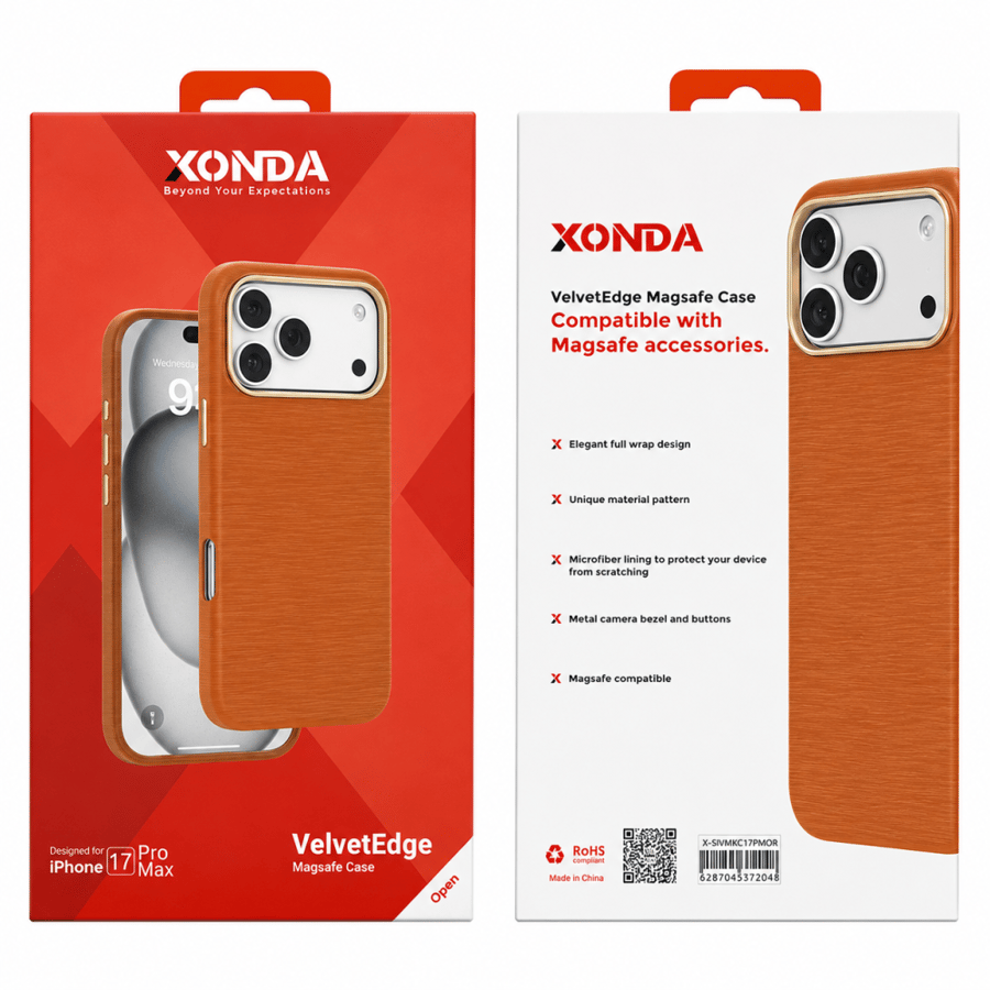 كفر XONDA VelvetEdge ماج سيف لآيفون 17