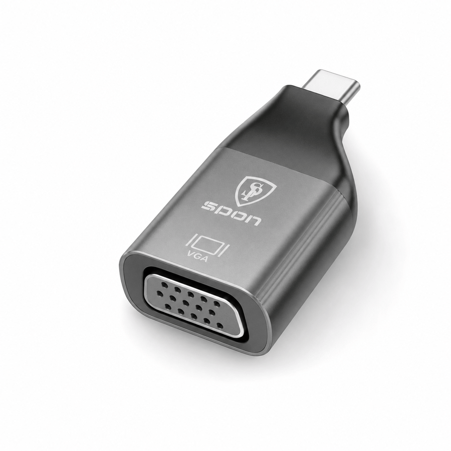 محول SPON من USB-C إلى VGA بدقة Full HD – موديل 900300