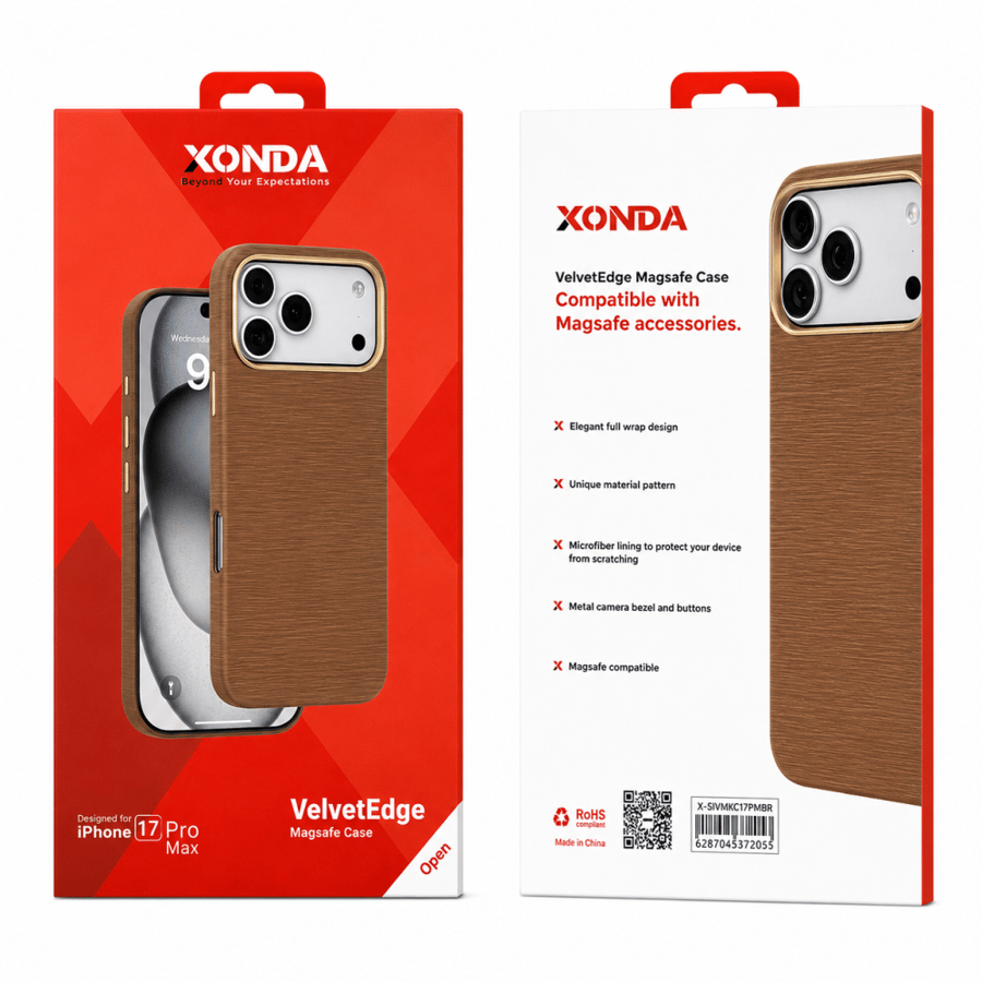 كفر XONDA VelvetEdge ماج سيف لآيفون 17