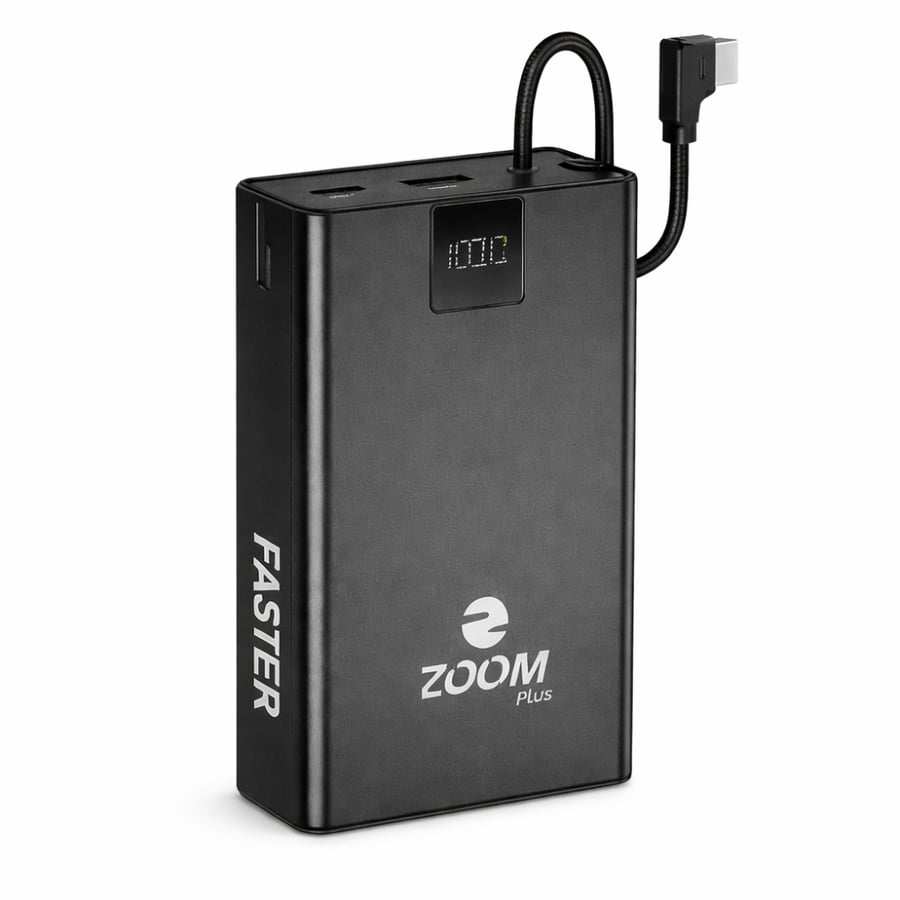باور بانك Zoom Plus FASTER 20000mAh PD 65W شحن فائق السرعة