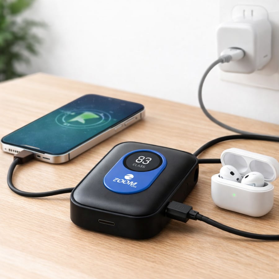 باور بنك Zoom Plus CLASSY 10000mAh
