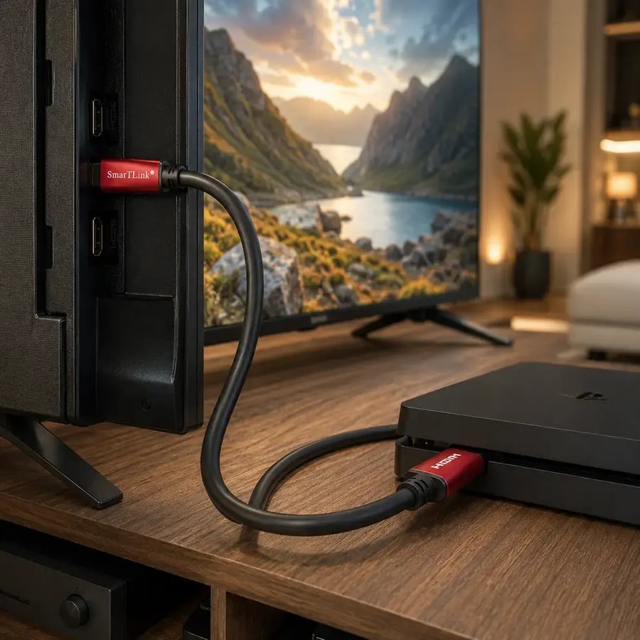 سمارت لينك - كيبل HDMI 2.0 بدقة 4K ودعم 3D متوفر بطول 1 و2 و3 و5 متر -