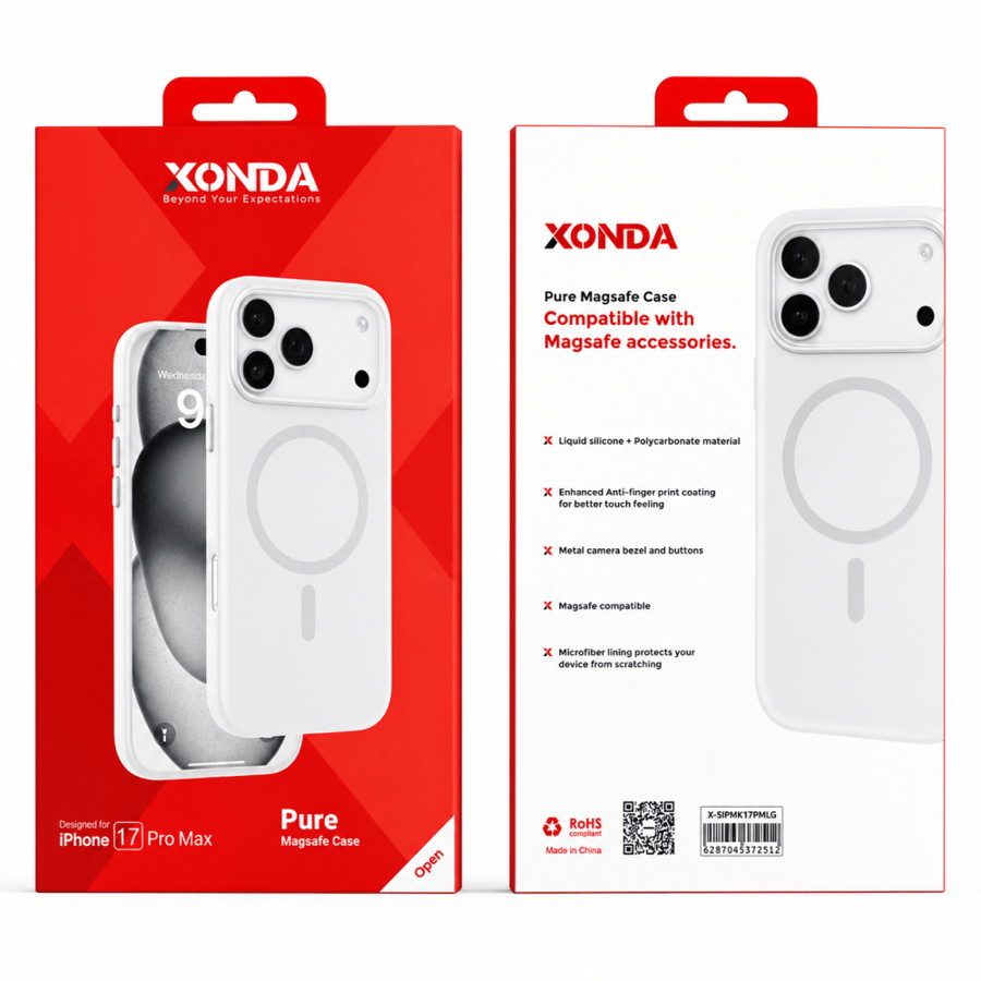 كفر XONDA Pure MagSafe للايفون 16 Pro و16 Pro Max وسلسلة iPhone 17