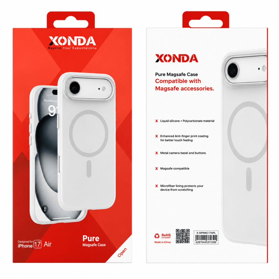 كفر XONDA Pure MagSafe للايفون 16 Pro و16 Pro Max وسلسلة iPhone 17