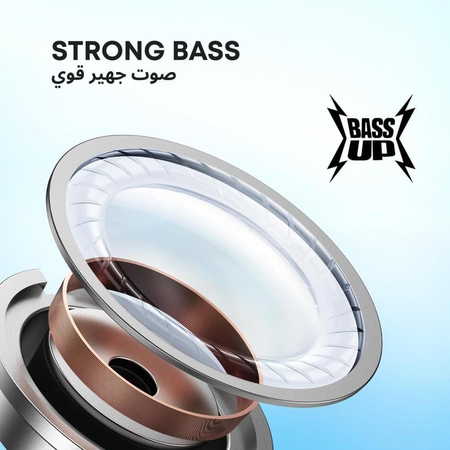 سماعات أنكر Soundcore A30i عزل ضوضاء ذكي ANC وبطارية 24 ساعة – وردي