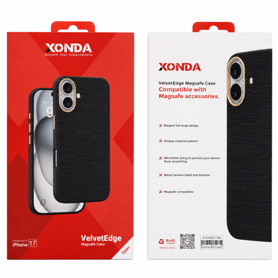 كفر XONDA VelvetEdge ماج سيف لآيفون 17