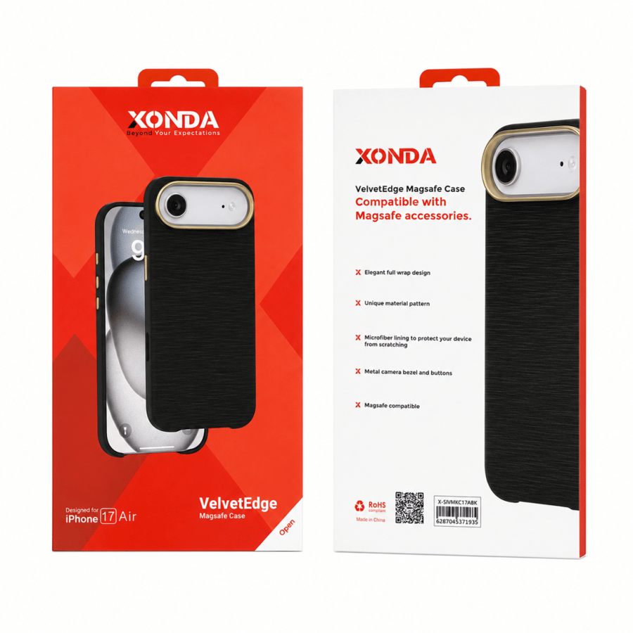 كفر XONDA VelvetEdge ماج سيف لآيفون 17