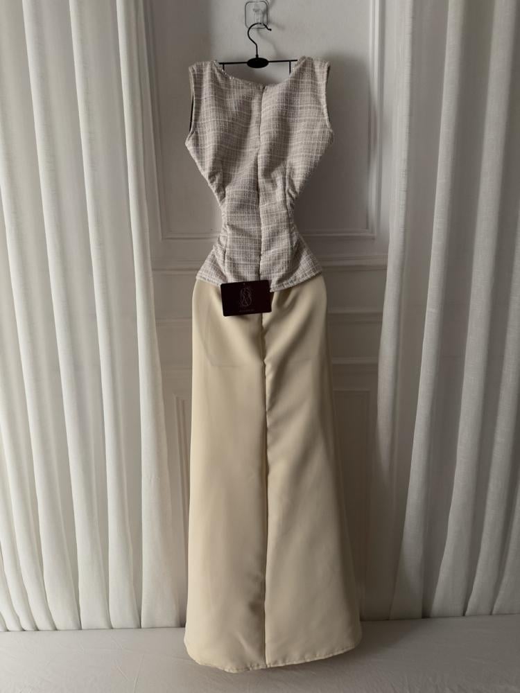 Eid dress soft linen and Barbie