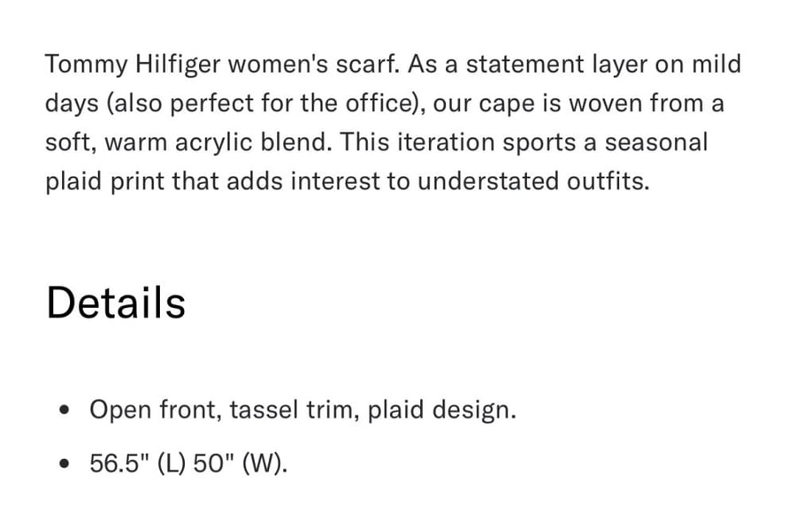 Tommy Hilfiger - Scarf