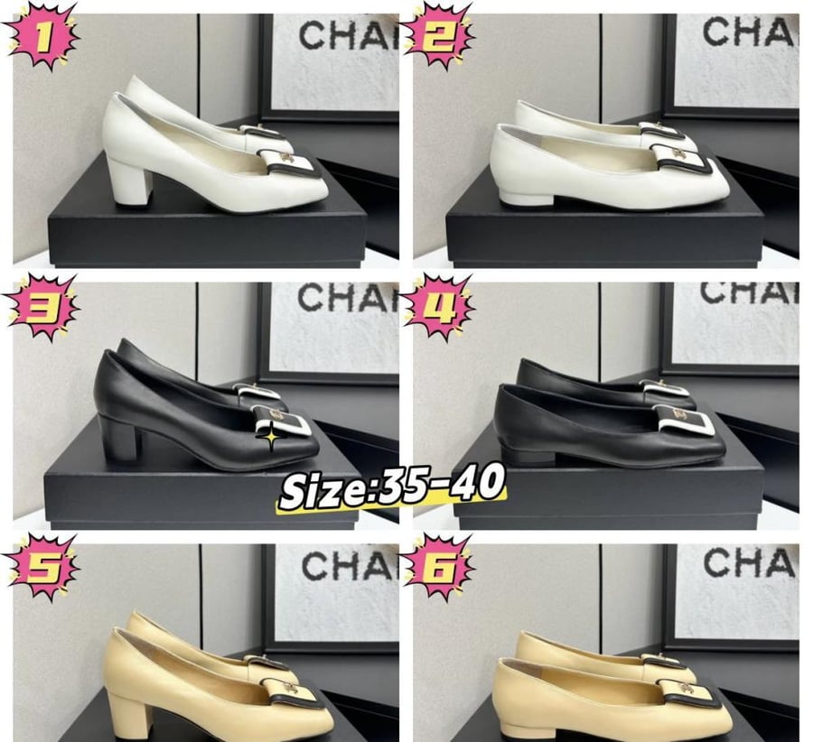 حذاء Chanel 26C backpack buckle single shoes
