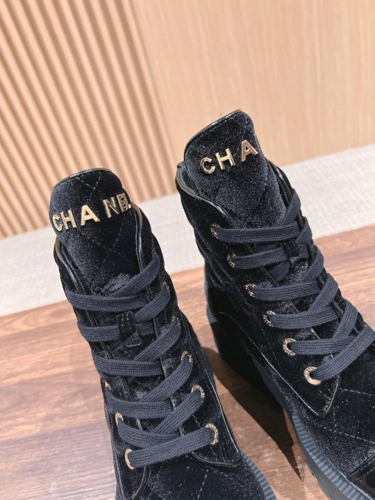 Chanel new thick-soled ankle boots