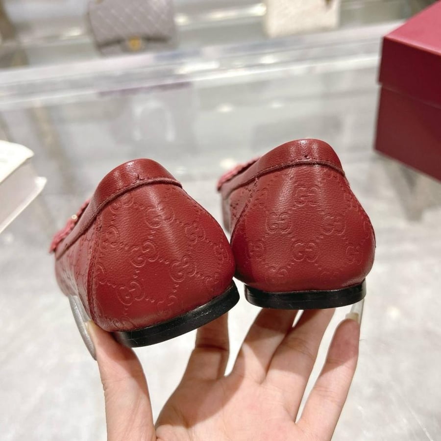 حذاء قوتشي Gucci double G loafers