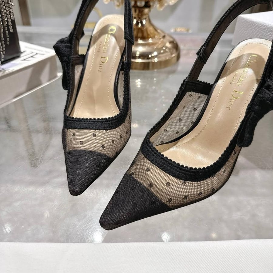 هيلز ديور Dior lace-up high heels and flats