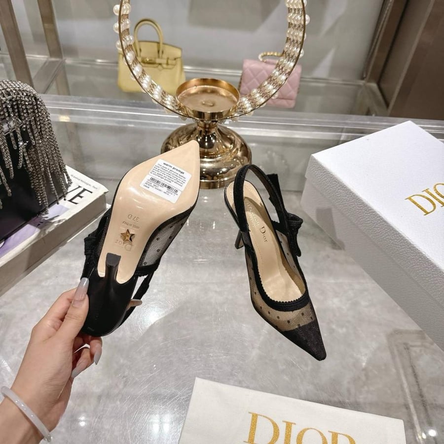 هيلز ديور Dior lace-up high heels and flats