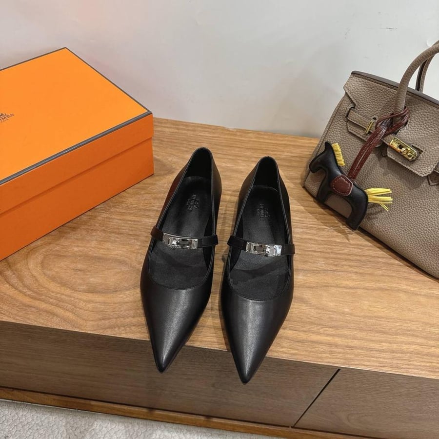 فلات ايرميز Hermès Kelly pointed-toe flats