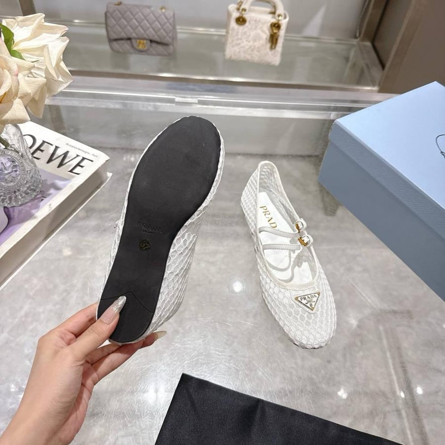 حذاء فلات برادا Prada Mary Jane ballet flats