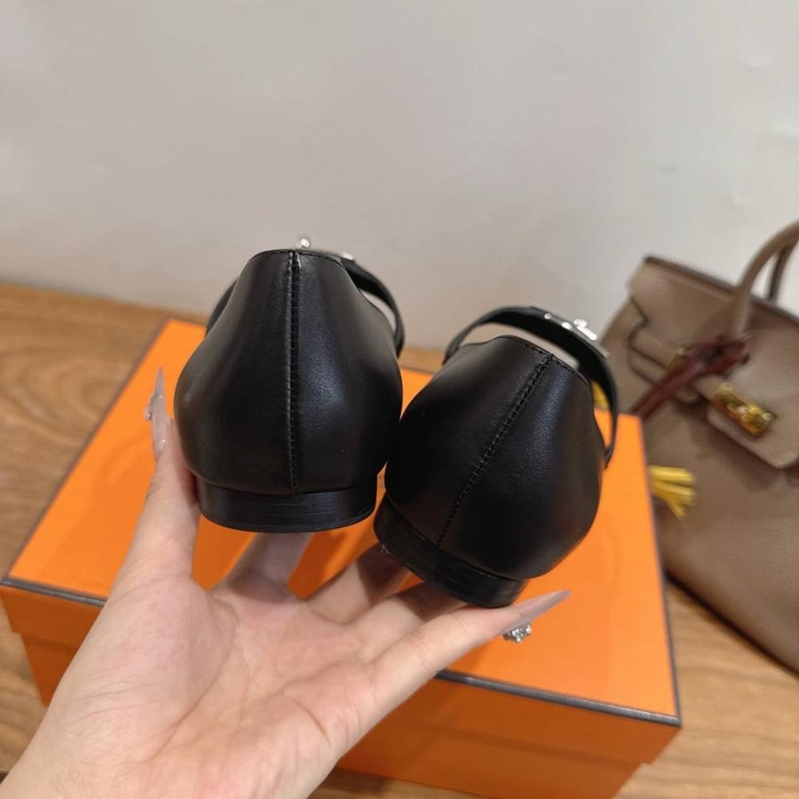 فلات ايرميز Hermès Kelly pointed-toe flats