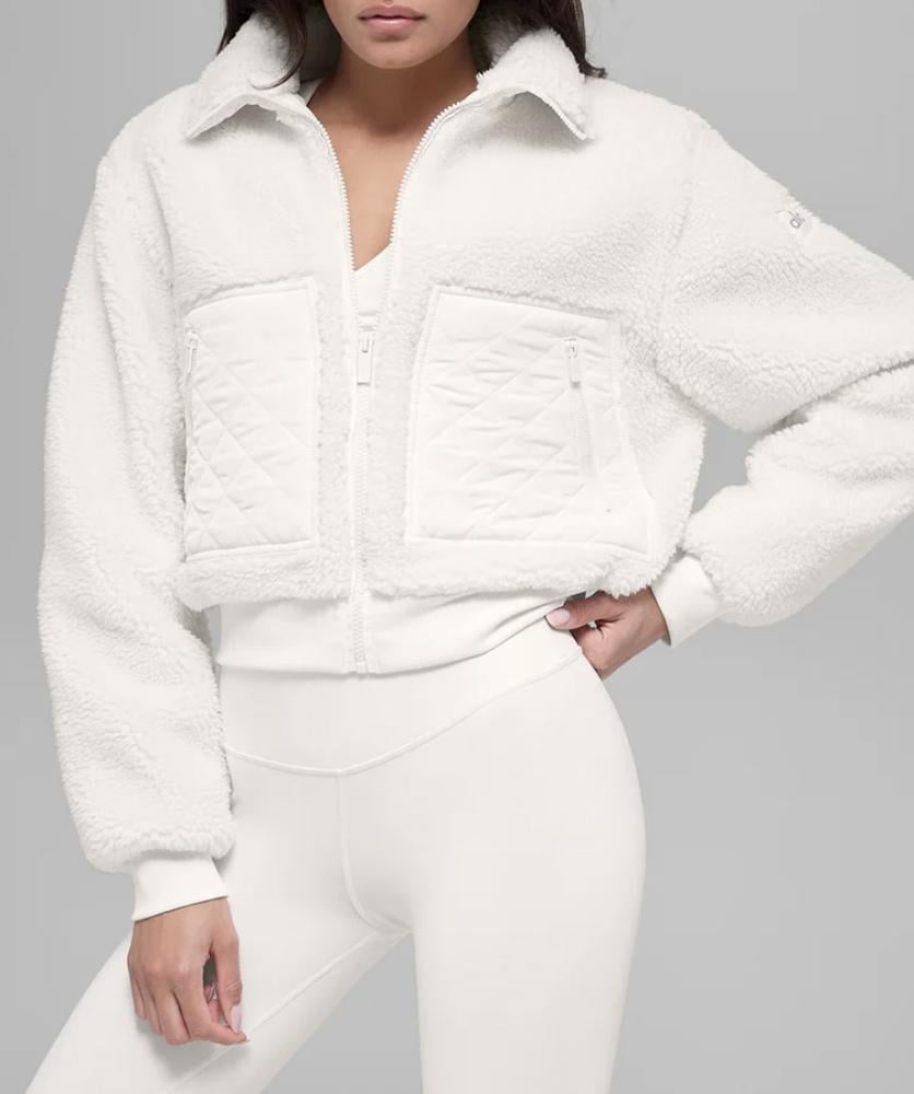 white alo jacket