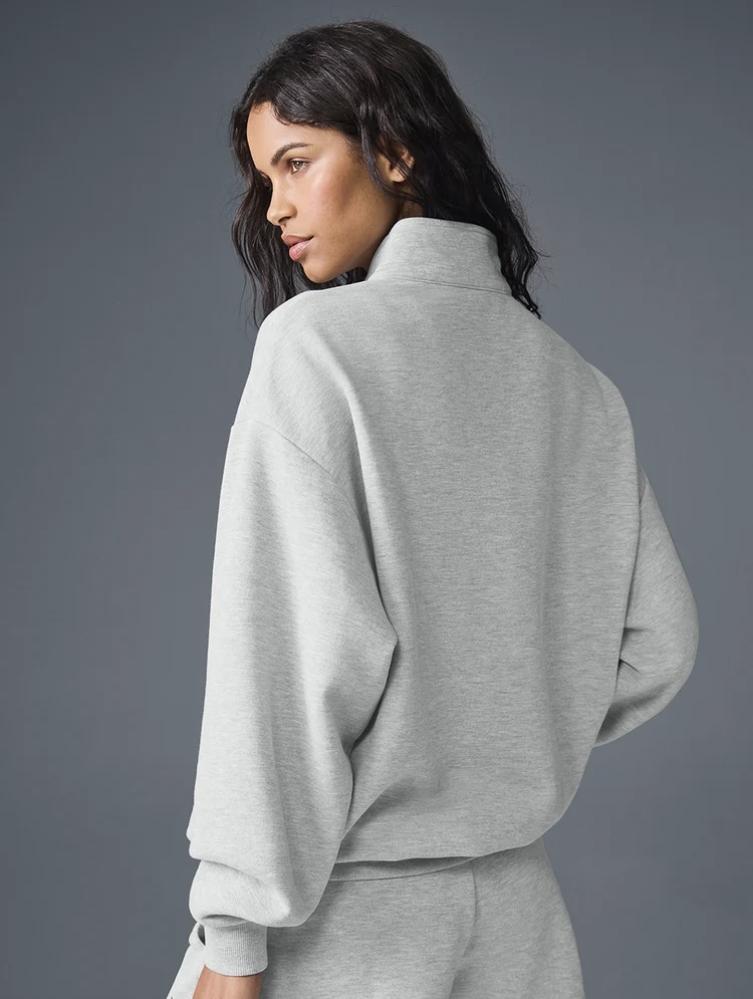 gray alo Pullover
