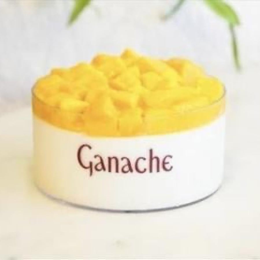 كيكة جاناش المانجو || Mango Ganache Cake
