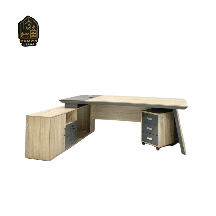 Modern corner management desk, 160 cm