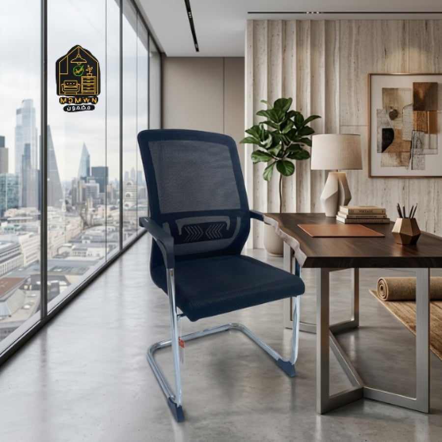 Fixed mesh office chair