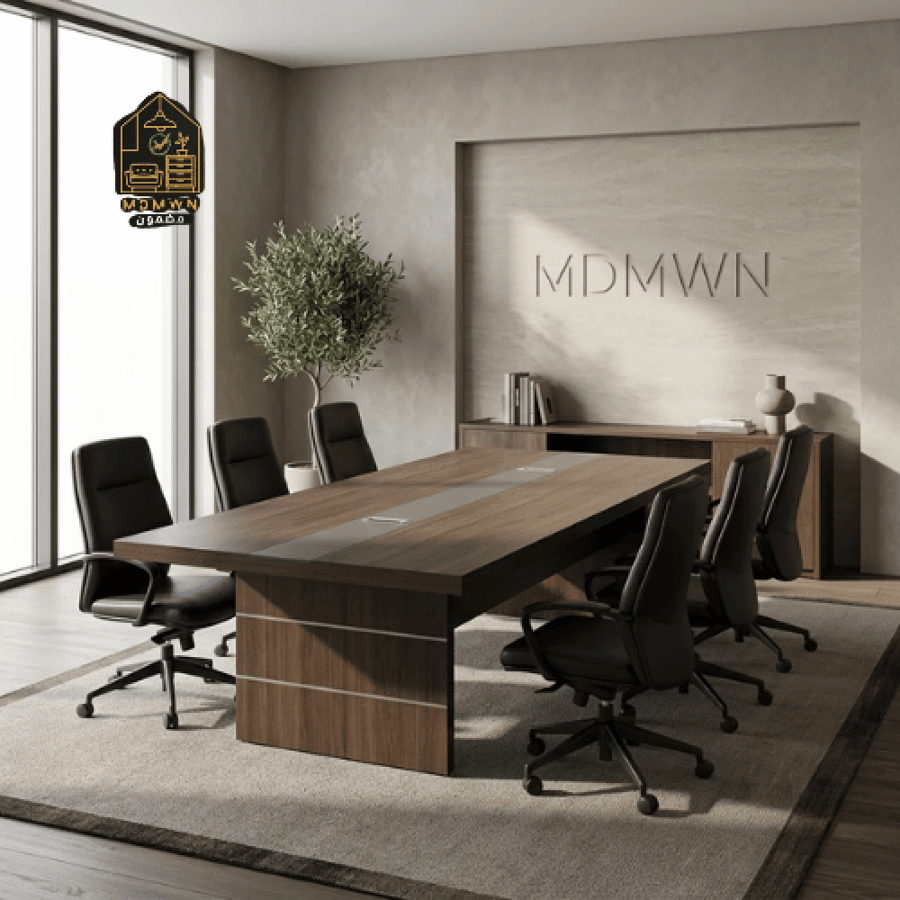 Rectangular meeting table, 240 cm, various colors