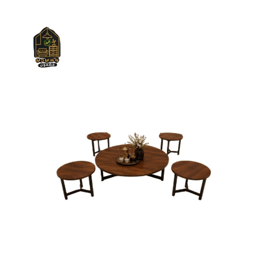 طقم طاولات ضيافة دائرية