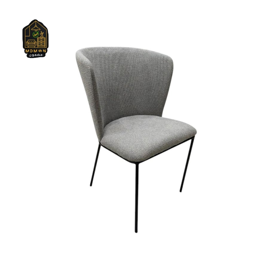 Dining chair with curved back - comfortable and luxurious design