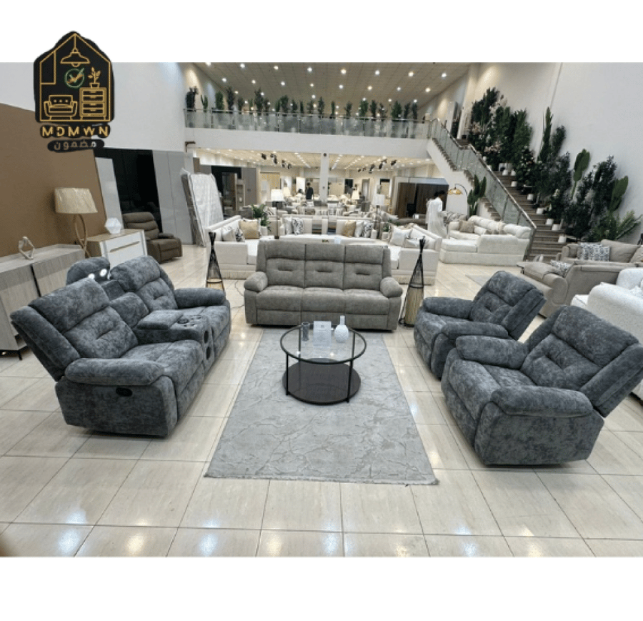 Luxury smart recliner sofa set, multiple colors