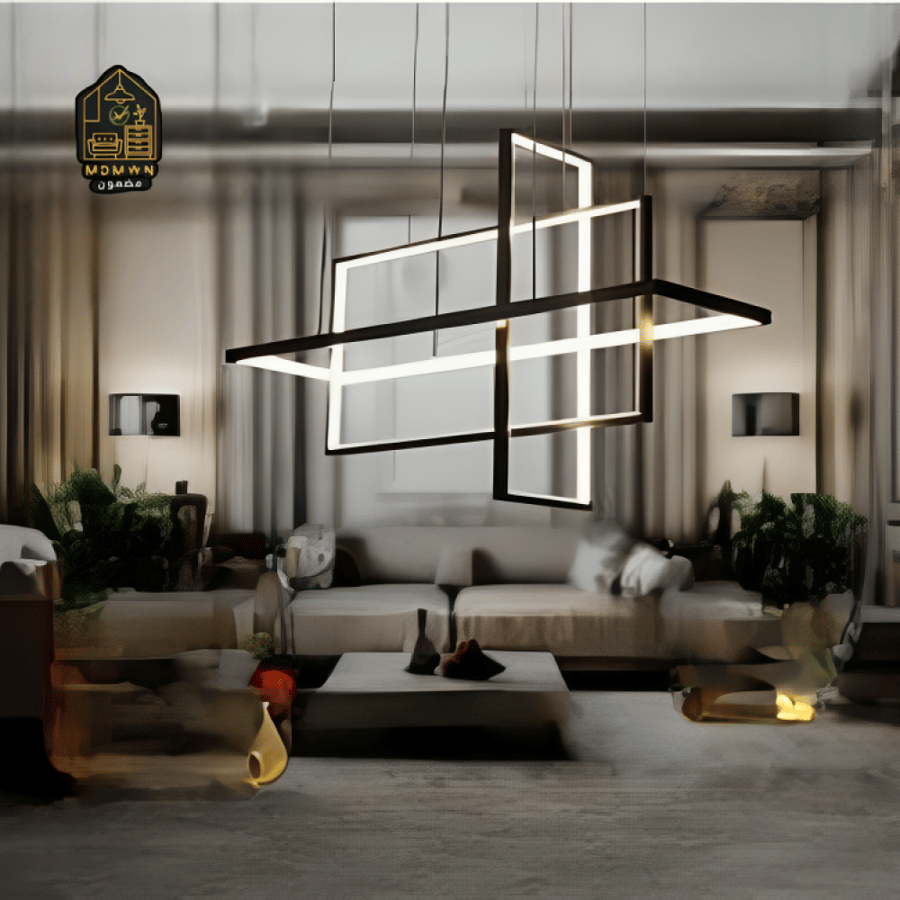 ثريا مربعات بتصميم هندسي عصري