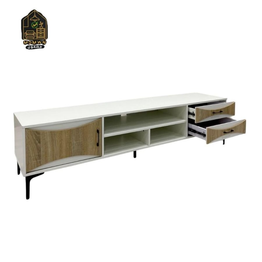Wooden plasma table with elegant design in multiple colors