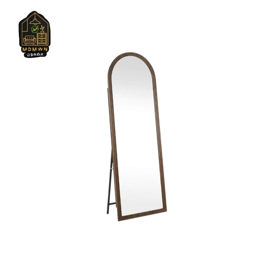 Standing mirror with wooden frame, 170 cm
