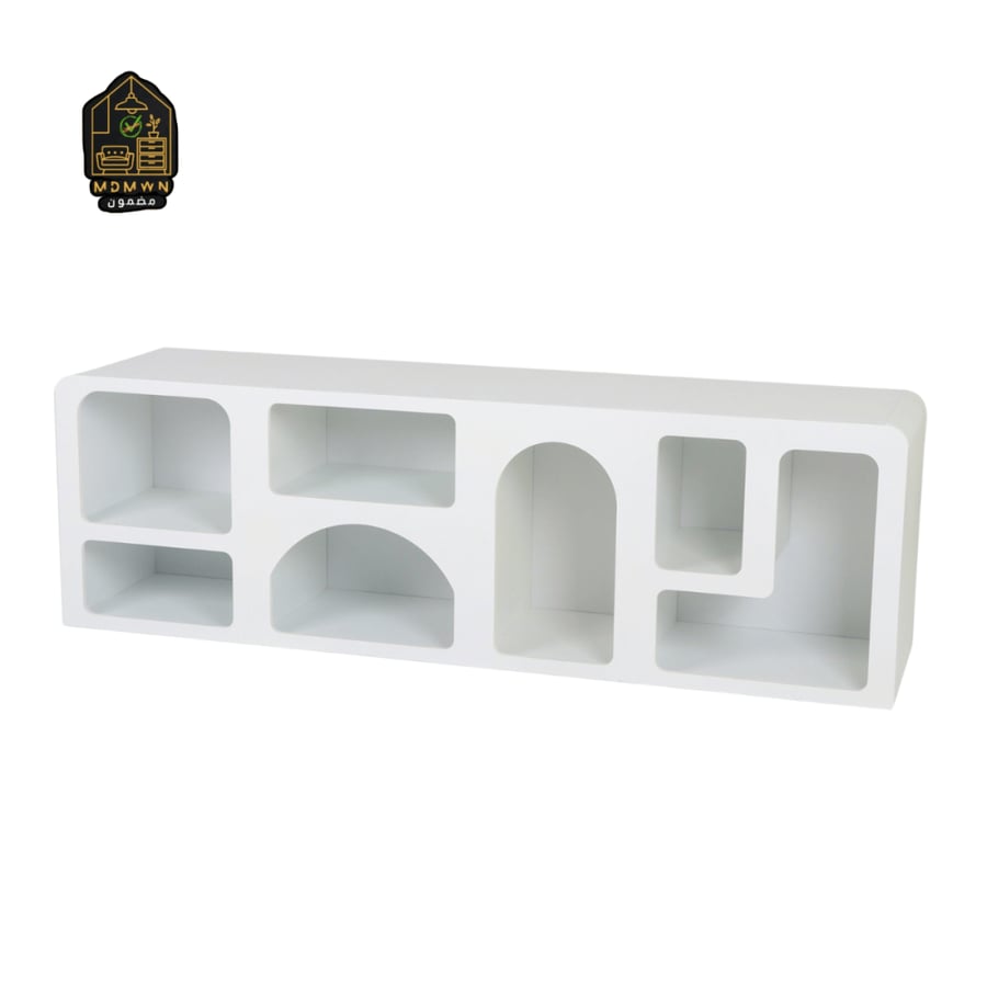 160cm Multi-Slot Sculptural Design Decorative Display Unit