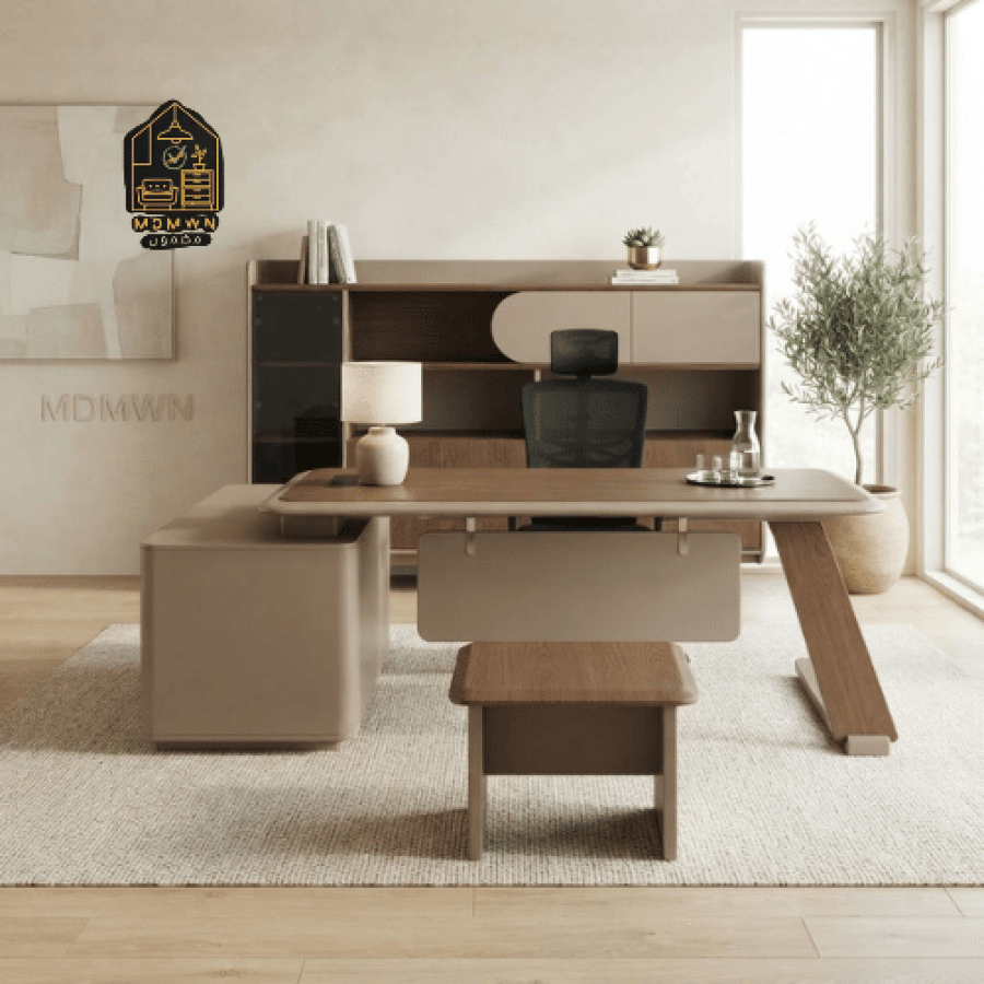 مكتب إداري فاخر بتصميم عصري خيارات متعدده