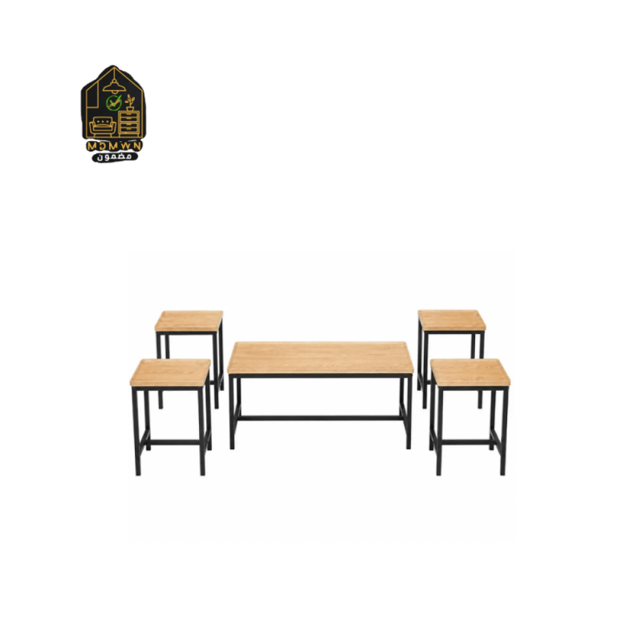 Rectangular wooden tea table set in various colors