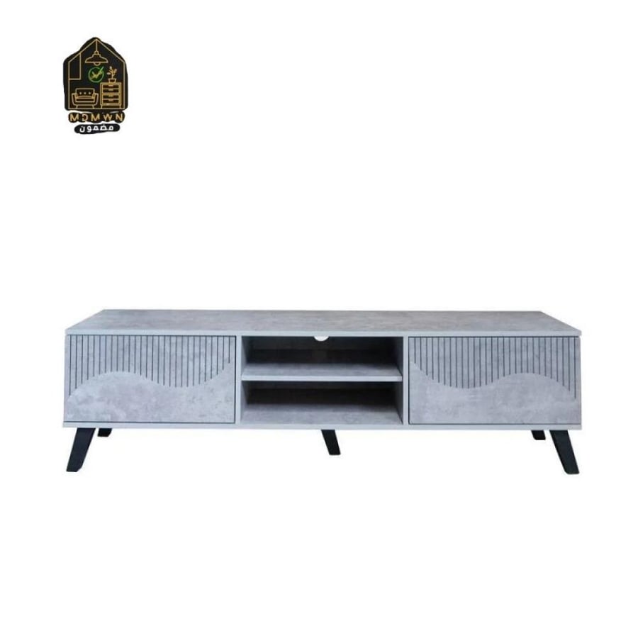 Modern TV table and shoe storage cabinet coordination set