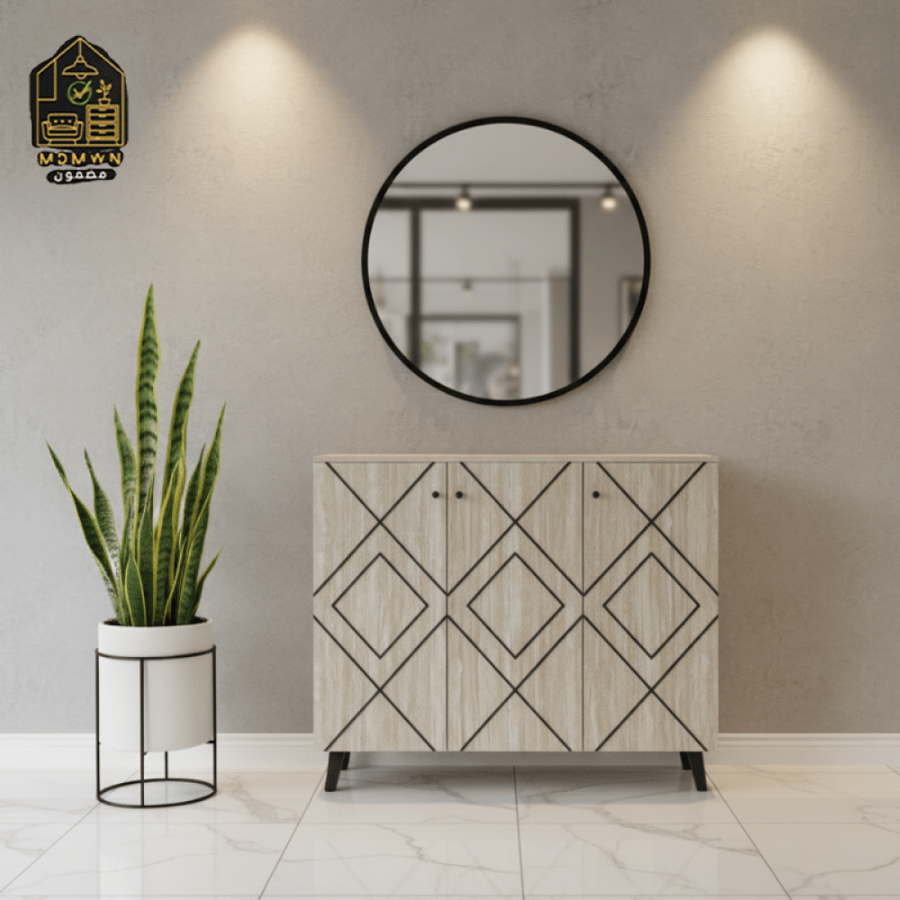 دولاب جزم ماليزي خشبي 3 أبواب