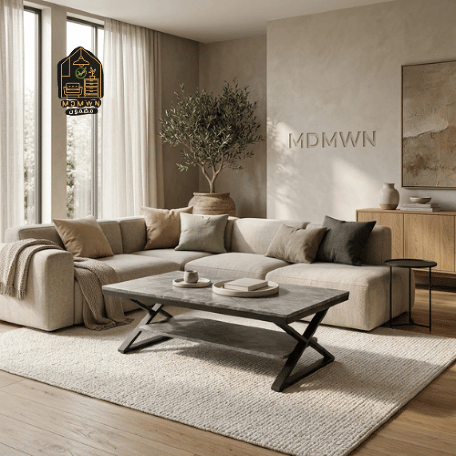 طاولة شاي تصميم مستطيل عصري