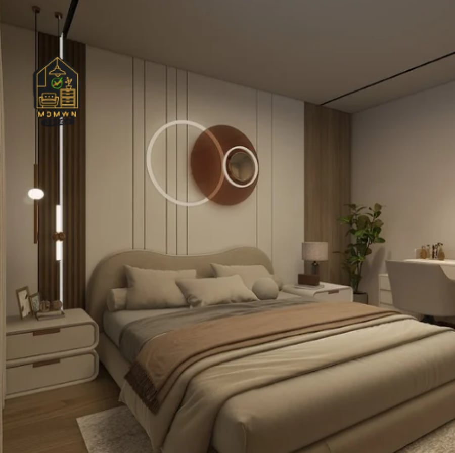 سرير مودرن بتصميم هادي ومريح