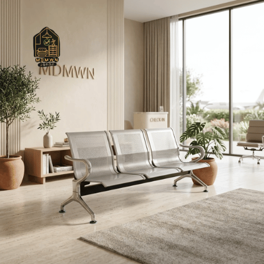 Three-seater reception chair combines luxury and comfort in every sitting