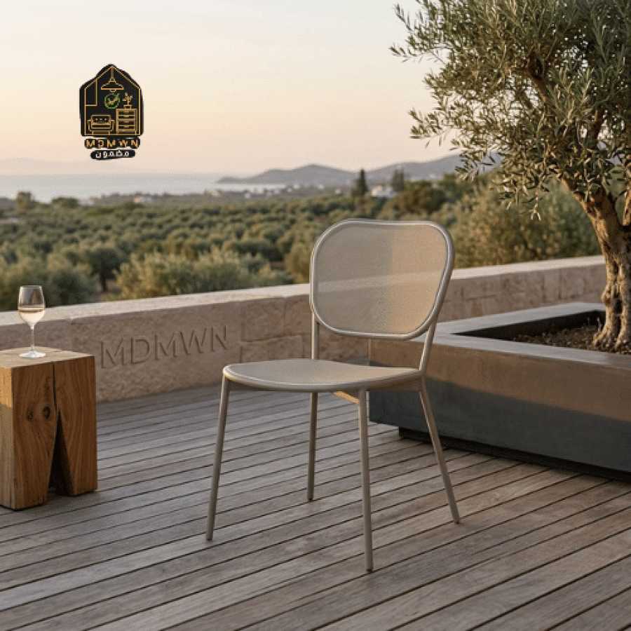 Modern outdoor chair in several colors