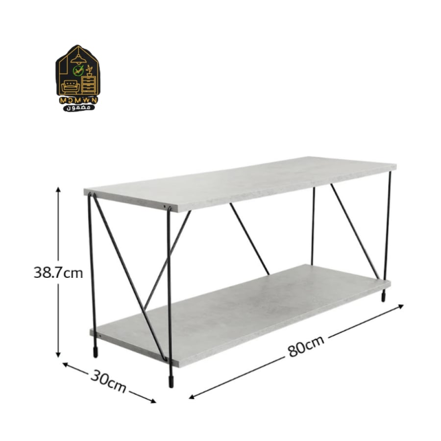 Stylishly designed shelving unit in various colors