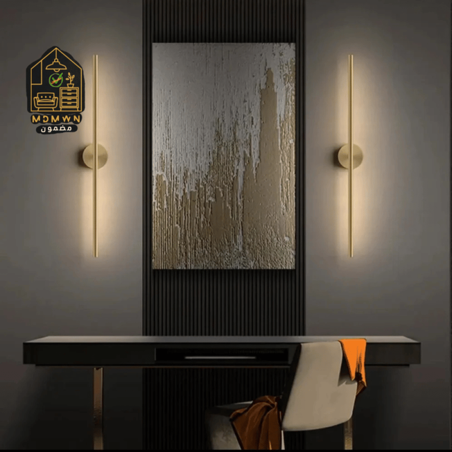 Bronze LED wall light